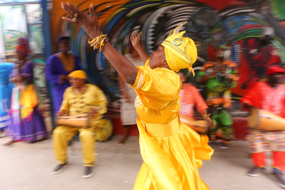 Afro-Cuban music dance santeria ceremony havana cuba