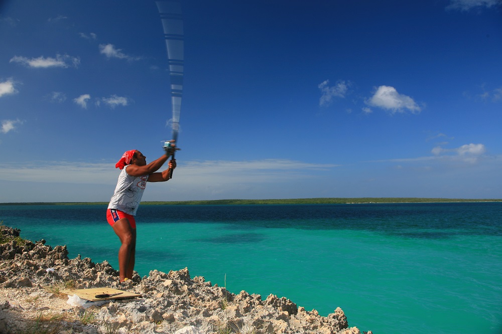 CUBA1318 1000px Flyfishing at Cayo Santa Maria, Villa Clara province, Cuba; Christopher P Baker 2006